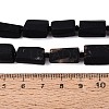 Natural Black Tourmaline Beads Strands G-N362-08A-01-5