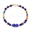 Glass Beaded Bracelets for Women BJEW-JB12137-01-2