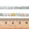 Natural Aquamarine Beads Strands G-D327-A01-5mm-5