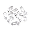 Brass Clip-on Earring Converters Findings KK-Q115-S-NF-3