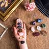 Natural Gemstone Rune Stones PW-WGCC561-01-2