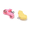 10Pcs Traffic Theme Opaque Resin Pendants RE-CBA392A-03P-2
