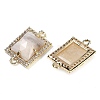 Natural Moonstone Faceted Rectangle Links G-I375-07G-12-2