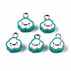 Handmade Polymer Clay Charms CLAY-N006-37B-01D-1