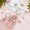 12Pcs 6 Styles Iron Rhinestone Hair Clips PHAR-HS0001-02-3