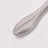 304 Stainless Steel Long Micro Spoon Spatula AJEW-WH0105-46C-2