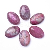 Dyed Natural Fire Agate Cabochons G-Q957-02A-20x30-4