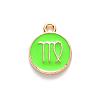 Alloy Enamel Pendants ENAM-S124-01B-06B-2