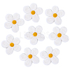 8Pcs Daisy Flower Wool Felt Fabric Costume Accessories AJEW-PH0008-82A-1