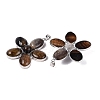 Natural Agate Big Pendants G-Q494-25P-03-2