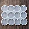 Flat Round Keychain DIY Silicone Pendant Molds SIMO-D004-01-4