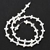 Natural White Shell Beads Strands SSHEL-F0812C-4