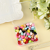 84Pcs 14 Colors Baking Paint Opaque Acrylic Beads FIND-SC0020-83-7