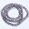 Electroplate Glass Beads Strands EGLA-A034-T8mm-A09-2