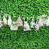 Cloth High Jacquard Flower Sugar Gift Drawstring Bags with Handle ST-CJ0004-01D-7