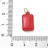 Valentine's Day 304 Stainless Steel Enamel Pendants SA-CBA08A6-07D-G-3