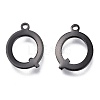 304 Stainless Steel Charms LS-STAS-H112-Q-EB-2