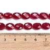 Lab Grown Red Corundum Beads Strands GG-CBAC488-01D-5