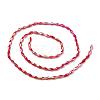 Opaque Glass Beads Strands GLAA-P001-04A-06-3