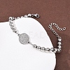 304 Stainless Steel Link Bracelets BJEW-B163-02P-3