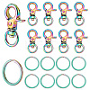   10Pcs Alloy Swivel Clasps FIND-PH0009-05-1