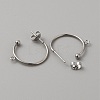 304 Stainless Steel Stud Earring Findings X1-STAS-TAC0017-02A-2