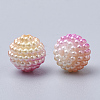 Imitation Pearl Acrylic Beads OACR-T004-10mm-13-2