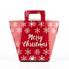 Christmas Theme Rectangle Foldable Creative Kraft Paper Gift Bag CON-B002-02B-4
