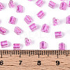 Transparent Inside Colours Glass Seed Beads SEED-T007-13D-4