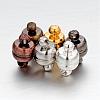 Brass Magnetic Clasps with Loops KK-H361-M-1