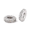 Brass Micro Pave Clear Cubic Zirconia Beads ZIRC-P091-04B-P-RS-2