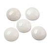 Natural White Jade Cabochons G-C115-02A-38-1