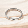 304 Stainless Steel Plain Band Rings STAS-I160-E02-P-2