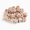 Unfinished Natural Wood Beads WOOD-WH0100-29-2