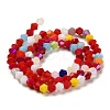 Opaque Solid Color Imitation Jade Glass Beads Strands LS-GLAA-F029-P4mm-D16-2