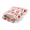 Christmas Theme Cotton Fabric Cloth Bag LS-ABAG-H104-B12-3