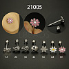 316L Surgical Stainless Steel Tongue Rings WGBFDF9-04-1