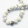 Natural Howlite Round Beads Strands X-G-S176-10mm-2