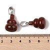 Natural Red Rainbow Jasper Pendants G-B127-03P-15-4