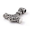 Tibetan Style 304 Stainless Steel Pendants STAS-P305-52AS-3