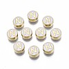 Alloy Enamel Beads ENAM-N052-006-01N-RS-1