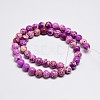 Natural Imperial Jasper Beads Strands X-G-I122-8mm-07-3