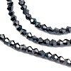 Transparent Electroplate Glass Beads Strands LS-EGLA-A039-T3mm-UA13-3