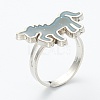 Adjustable Iron Finger Rings RJEW-B032-16P-3