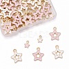 80Pcs 4 Styles Alloy Enamel Pendants ENAM-LS0001-27LG-3