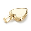 Brass Locket Pendants X-KK-P199-12G-4