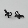 Alloy Stud Earrings Findings EJEW-WH20009-03B-2