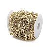 Rack Plating Brass Paperclip Chains CHC-F018-01G-3