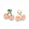 Transparent Epoxy Resin Pendants X-RESI-T047-03KC-01-RS-2