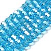 Transparent Glass Beads EGLA-A035-T6mm-B08-1